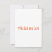 箴言19:2 KJV聖書Verse Pic Flat Greeting カード (裏面)