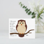 箴言19:8 – はがき (スタンド正面)