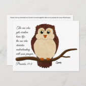 箴言19:8 – はがき (正面/裏面)