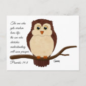 箴言19:8 – はがき (正面)