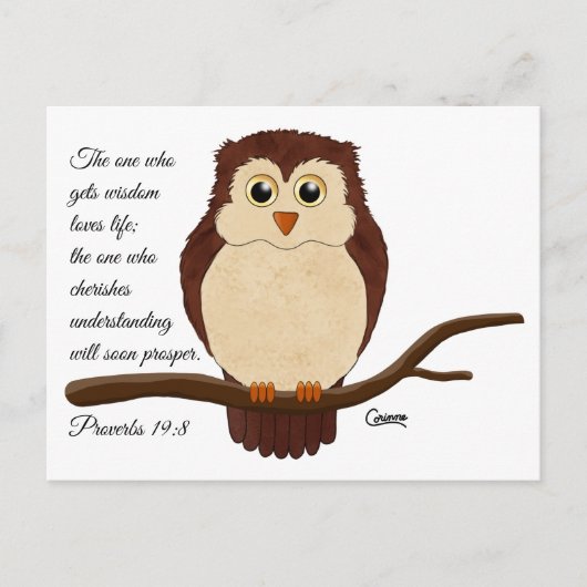 箴言19:8 – はがき (正面)