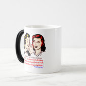 箴言20:19 – ゴシパーが友を分ける モーフィングマグカップ (正面左)