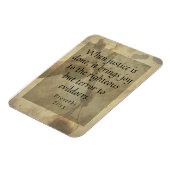 箴言21:15正義は義に喜びを与える マグネット (左側)