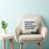 箴言21:18聖書の引用文 クッション (椅子)