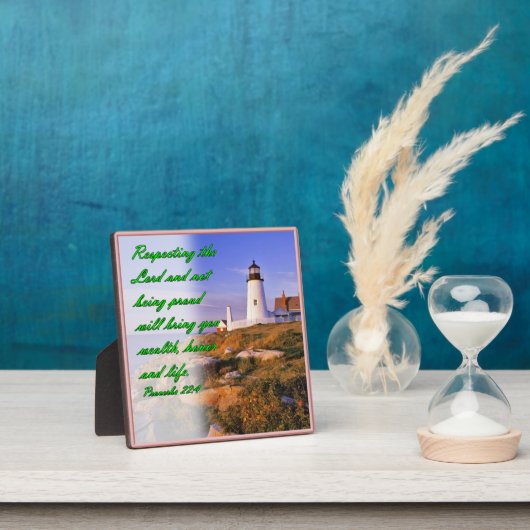 箴言22:4 フォトプラーク (インサイチュ)