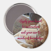 箴言23:12磁石 マグネット (正面/裏面)