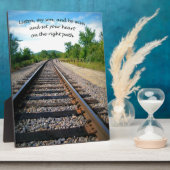 箴言23:19 フォトプラーク (側面)