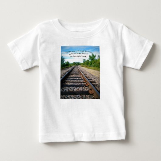 箴言23:19 ベビーTシャツ (正面)