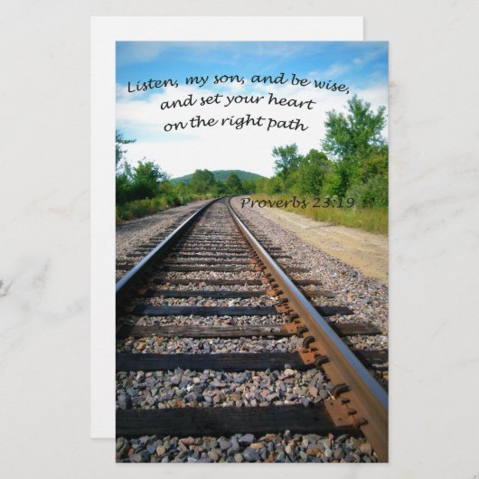 箴言23:19 便箋 (正面/裏面)