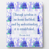 箴言24:3プラーク フォトプラーク (正面)