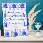 箴言24:3プラーク フォトプラーク (側面)