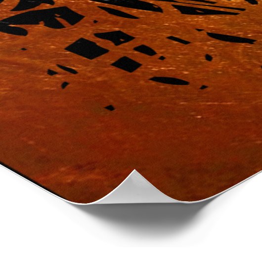 箴言24:30-34聖書の節 ポスター (角)