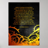 箴言24:30-34聖書の節 ポスター (正面)