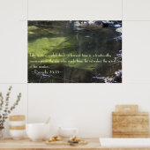 箴言25:13ポスター ポスター (キッチン)