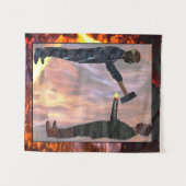 箴言27:17アート タペストリー (正面(横))