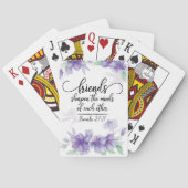 箴言27:17友だちが心を研ぐ トランプ (裏面)