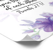 箴言27:17友だちが心を研ぐ ポスター (角)