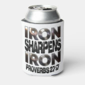 箴言27-17鉄は鉄を研ぐ 缶クーラー (缶裏面)