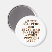 箴言27:17 マグネット (正面/裏面)