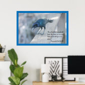 箴言27:8聖なる書物、 経典ポスター ポスター (ホームオフィス)