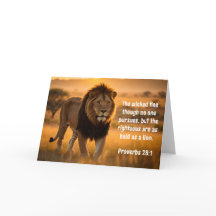 箴言28:1聖書の義ははっきりした獅子である