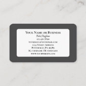 箴言28:1聖書の義ははっきりした獅子である 名刺 (裏面)