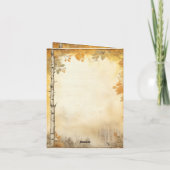 箴言29:25人の聖句への恐れ ノートカード (裏面)