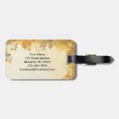 箴言29:25人の聖句への恐れ ラゲッジタグ (裏面横)