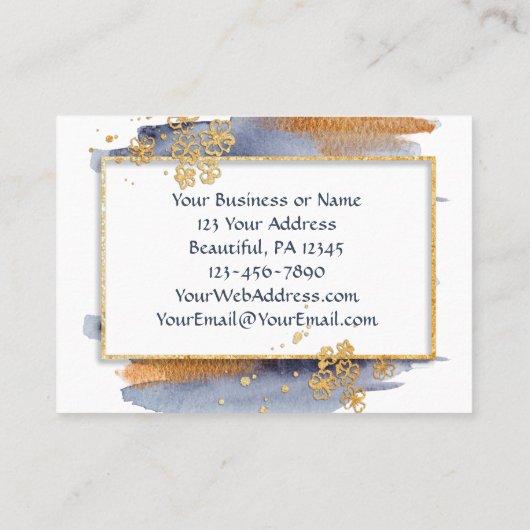 箴言2:1,5わたしの子よもしり、わたしの言葉を受け取れ 名刺 (裏面)