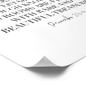 箴言2:3-4 ポスター (角)