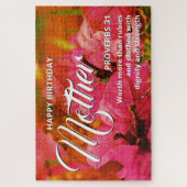 箴言31ハッピーバースデー母フローラ20"x30" ジグソーパズル (縦)