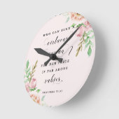 箴言31名好女時計 ラウンド壁時計 (傾斜)