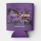 箴言31女パーソナライズされた性 缶クーラー (正面)