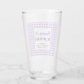 箴言31女パープルハートクリスチャン飲み タンブラーグラス (裏面)