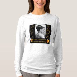 箴言31女性白長袖Tシャツ Tシャツ