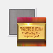 箴言31女性磁石 マグネット (正面/裏面)