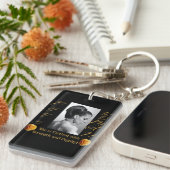 箴言31女性黒、黄、灰色のキーチェーン キーホルダー (正面右)