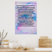 箴言31女、理想的なキリスト教女性聖書 ポスター (キッチン)