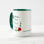 箴言31最高の母の日に母 マグカップ (正面左)