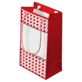 箴言31母の赤いハート スモールペーパーバッグ (裏面アングル)