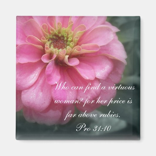 箴言31章コレクション 〜 箴31:10 マグネット (正面)