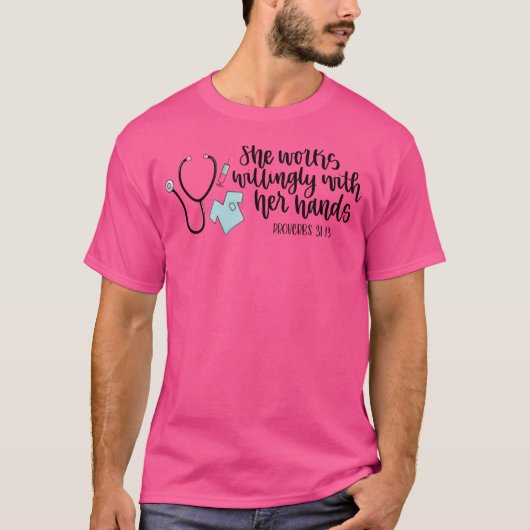 箴言31章 授乳 Tシャツ (正面)