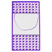 箴言31紫ハート母の日ありがとう スモールペーパーバッグ (裏面)