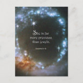 箴言31:10 ポストカード (正面)