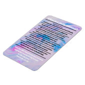 箴言31:10-31クリスチャン女性概要 マグネット (左側)