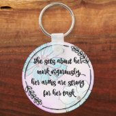 箴言31:17 キーホルダー (正面)