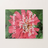 箴言31:25パズル ジグソーパズル (横)