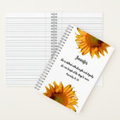 箴言31:25フローラ聖書祈りの言葉誌 ノートブック (内側)