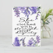 箴言31:25励ましカード サンキューカード (スタンド正面)