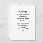 箴言31:25励ましカード サンキューカード (裏面)